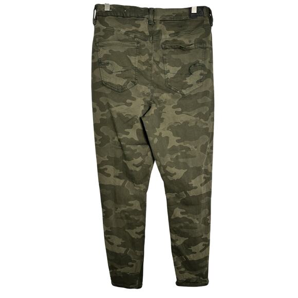 American Eagle Womans Next Level Stretch High-Waisted Camo Jeggings Jeans 14 - Picture 5 of 11